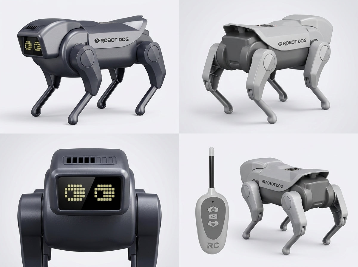 Perro Robot Inteligente Con Control Remo