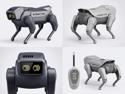 Perro Robot Inteligente Con Control Remo