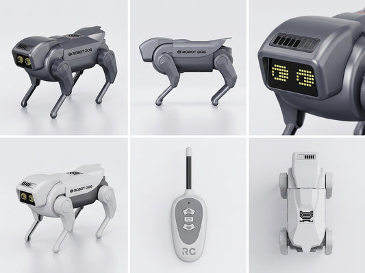 Perro Robot Inteligente Con Control Remo